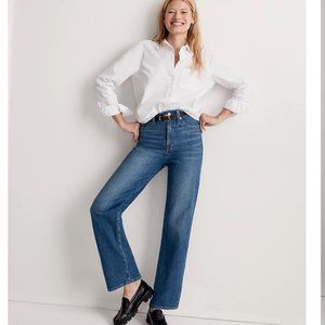 NWT Madewell The Perfect Vintage Wide-Leg Jean Leifland - 27